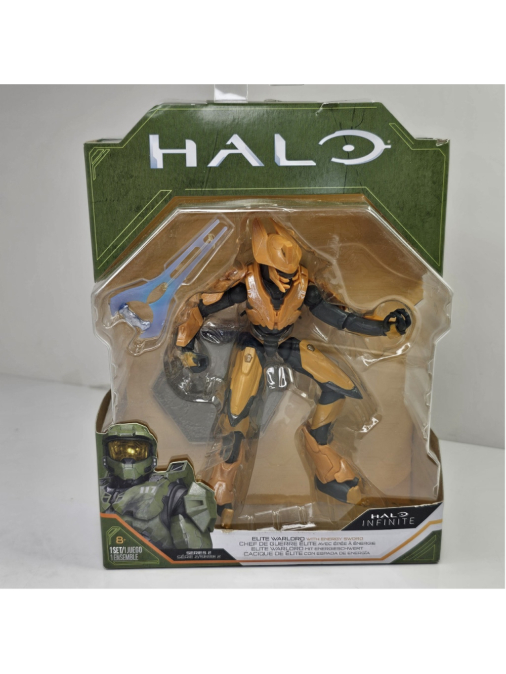 SEALED Halo Infinite: Elite Warlord with Energy Sword Action Figure NEW